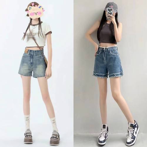 女士穿牛仔短裤怎么搭配图片欣赏