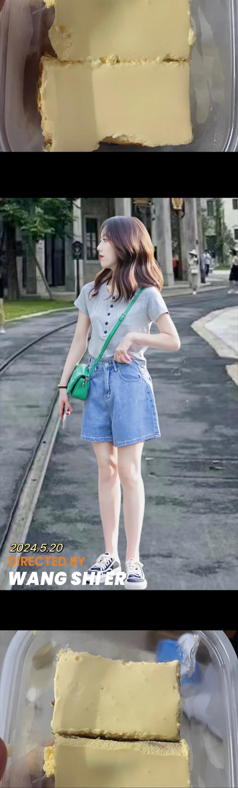 女士穿牛仔短裤怎么搭配上衣