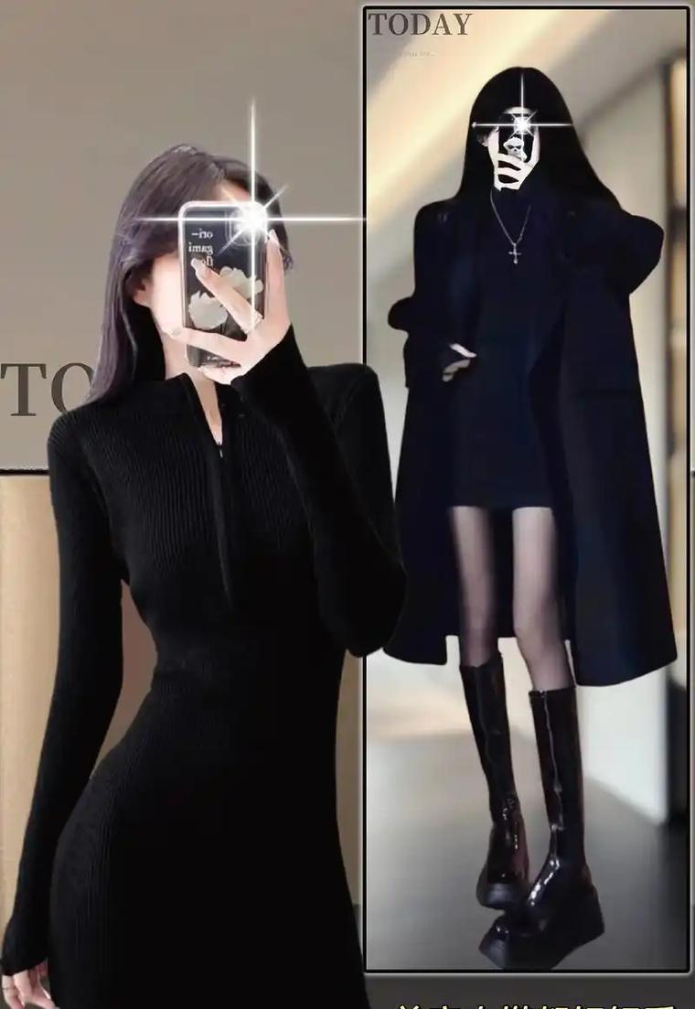 女生黑色的板鞋怎么搭配衣服好看