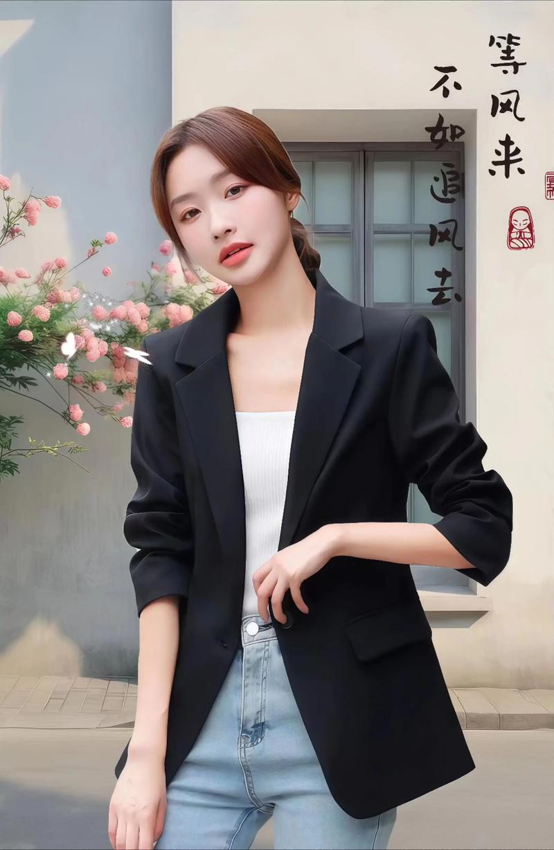 女人西装怎么搭配图片