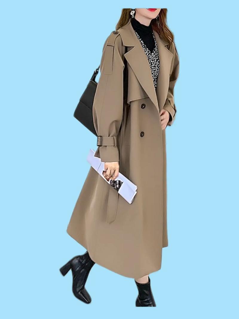 女款长外套怎么搭配图片欣赏