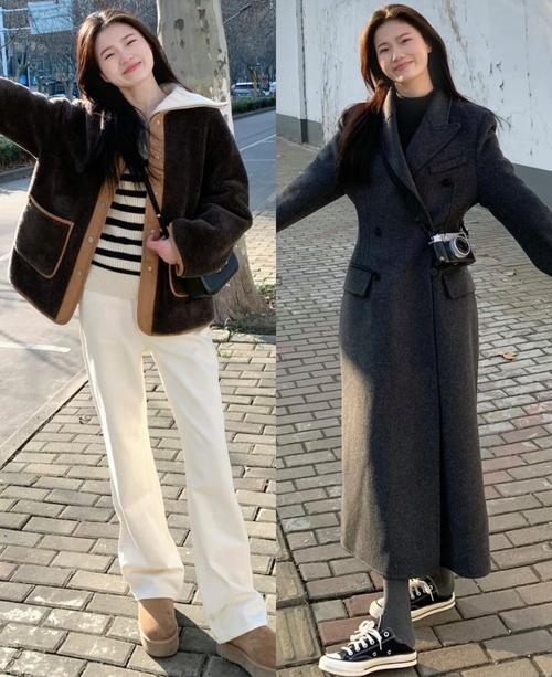 女款长外套怎么搭配什么裤子好看图片欣赏