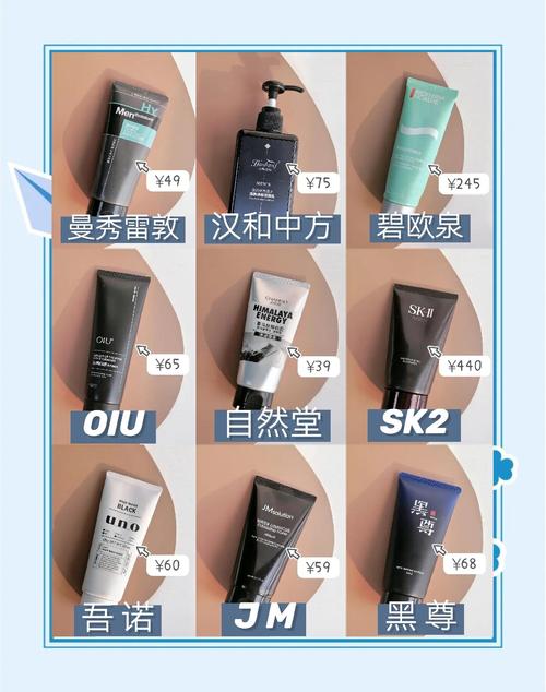 那几款男士洗面奶好用