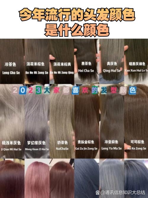 流行什么颜色的发型