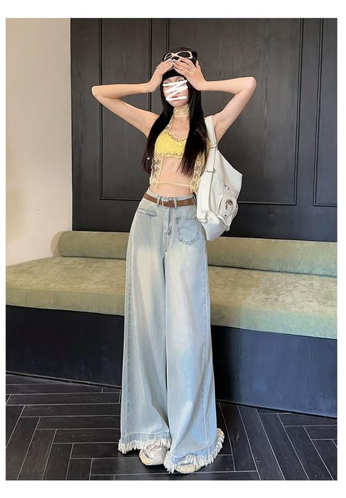 阔腿流苏裤子怎么搭配