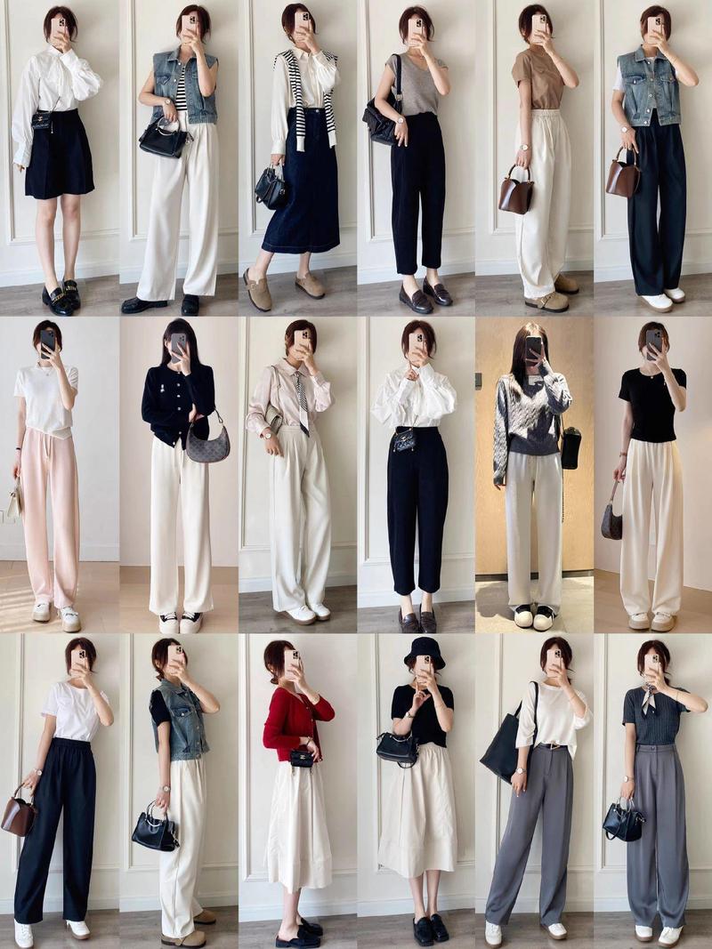 及膝阔腿裤怎么搭配