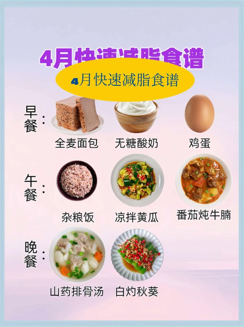 一天三餐吃什么减肥