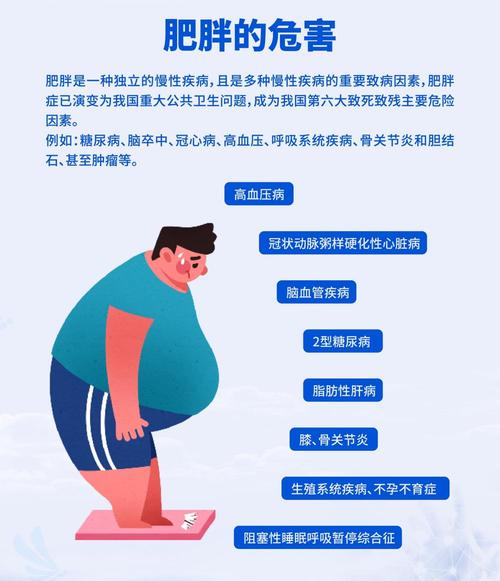 胖了会得什么病
