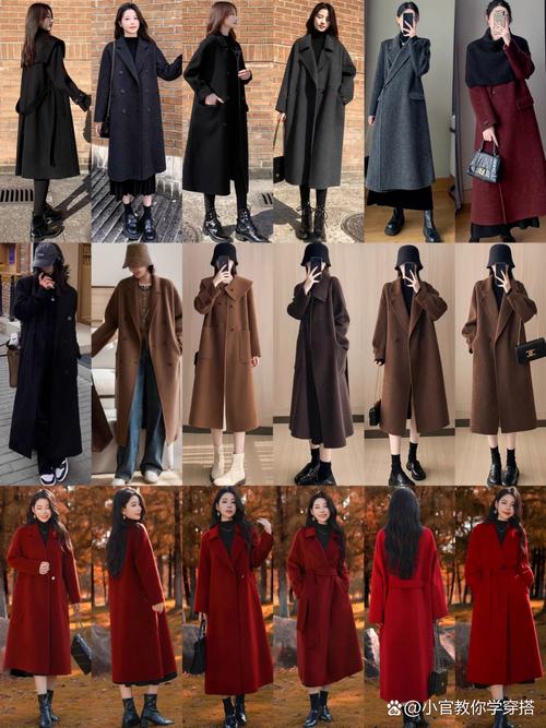 韩版女生呢子大衣怎么搭配什么裤子好看图片