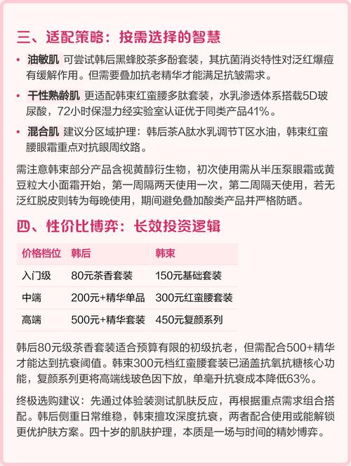 四十岁用什么牌子护肤品好