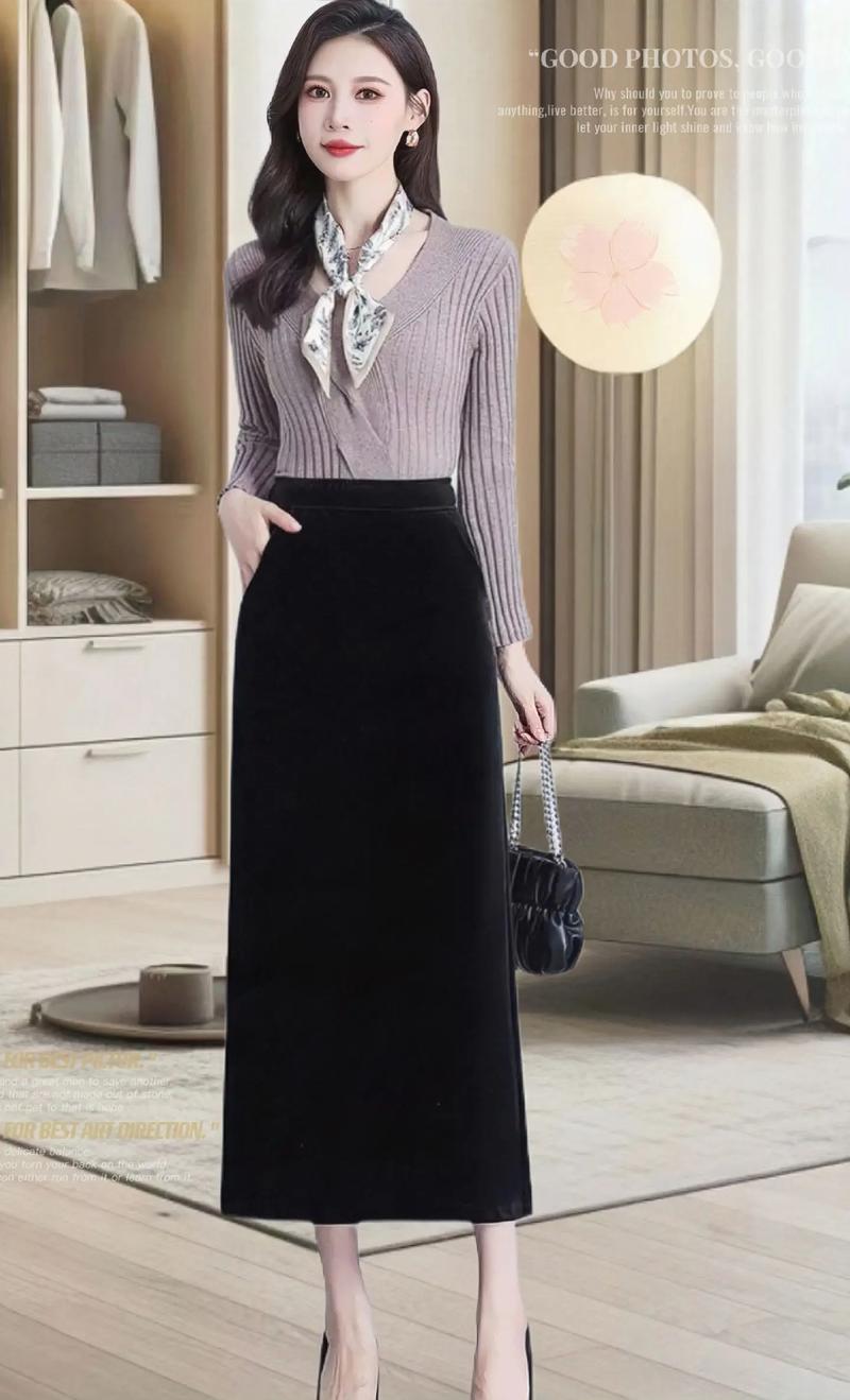 中款包臀裙怎么搭配图片