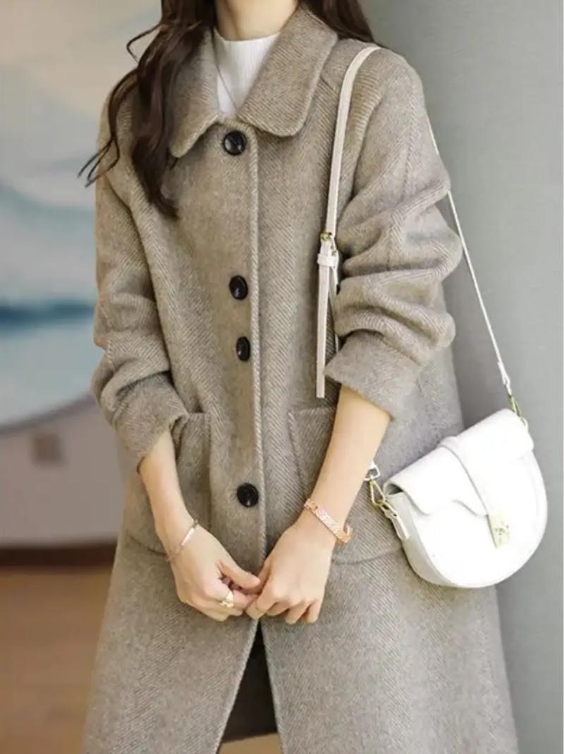 中长款厚外套怎么搭配