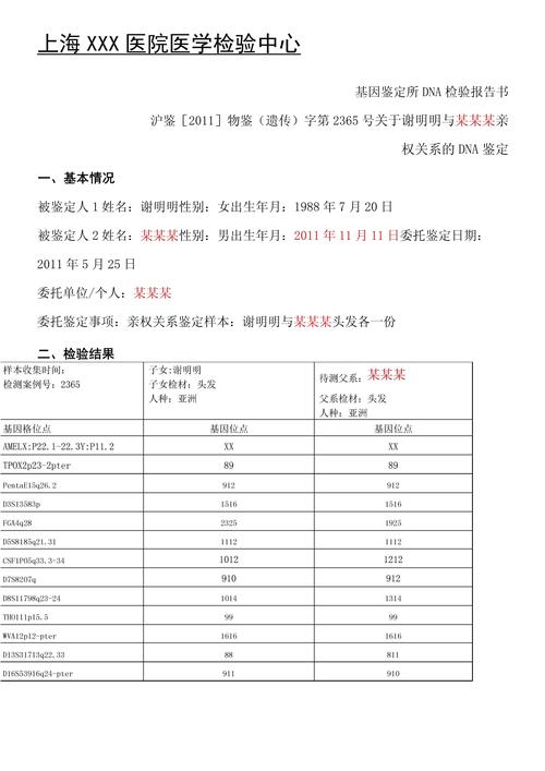 dna亲子鉴定需要什么