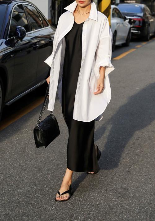 中长款寸衫怎么搭配