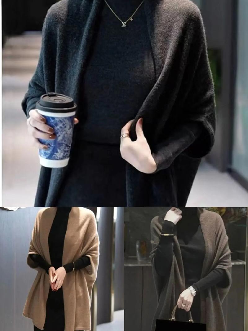 羊毛披肩秋冬怎么搭配