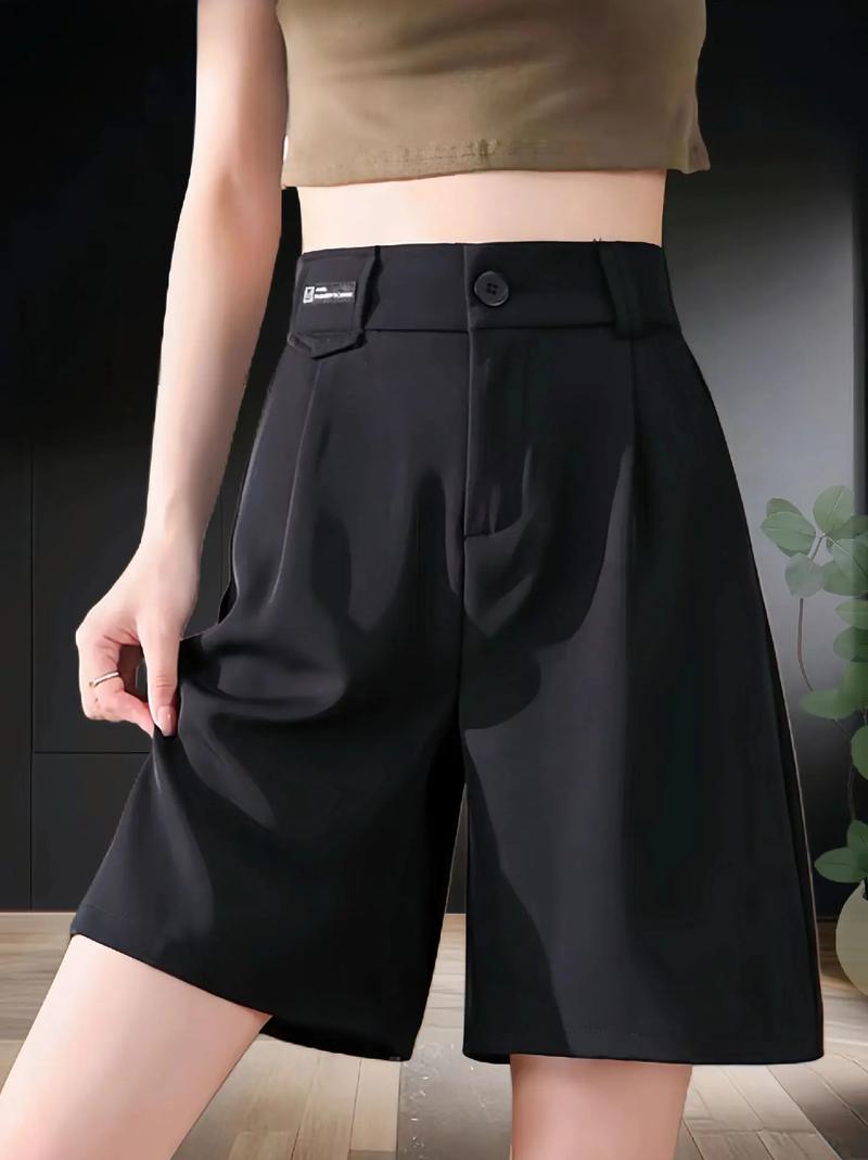 西装五分裤怎么搭配