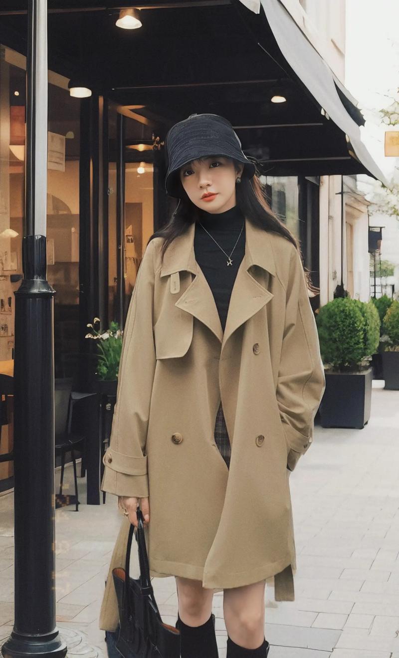 中长款风衣怎么搭配不显老气