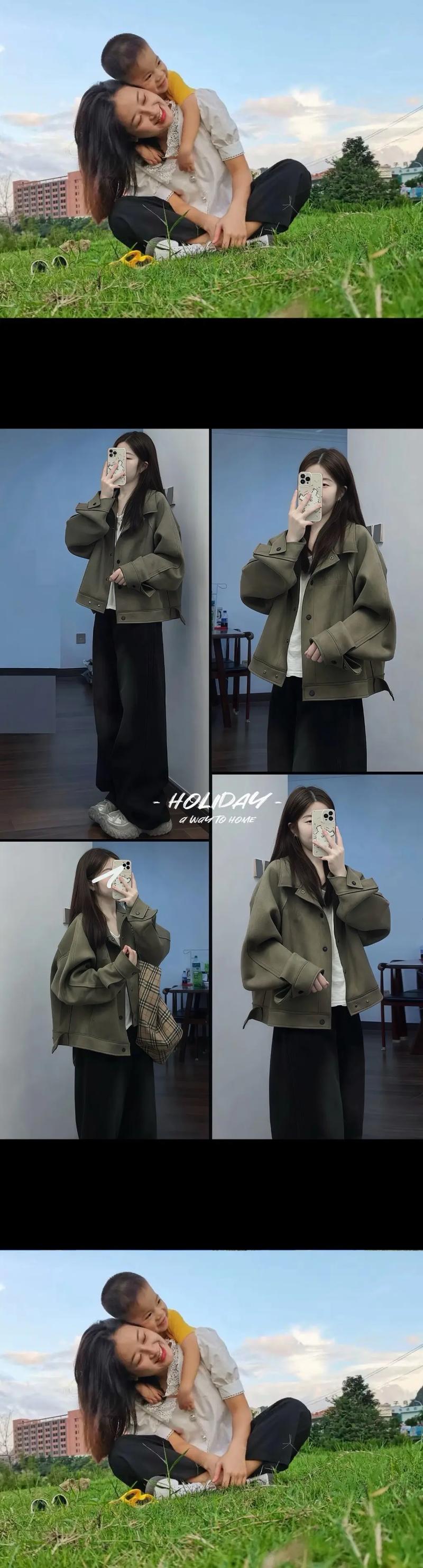 军绿上衣怎么搭配下