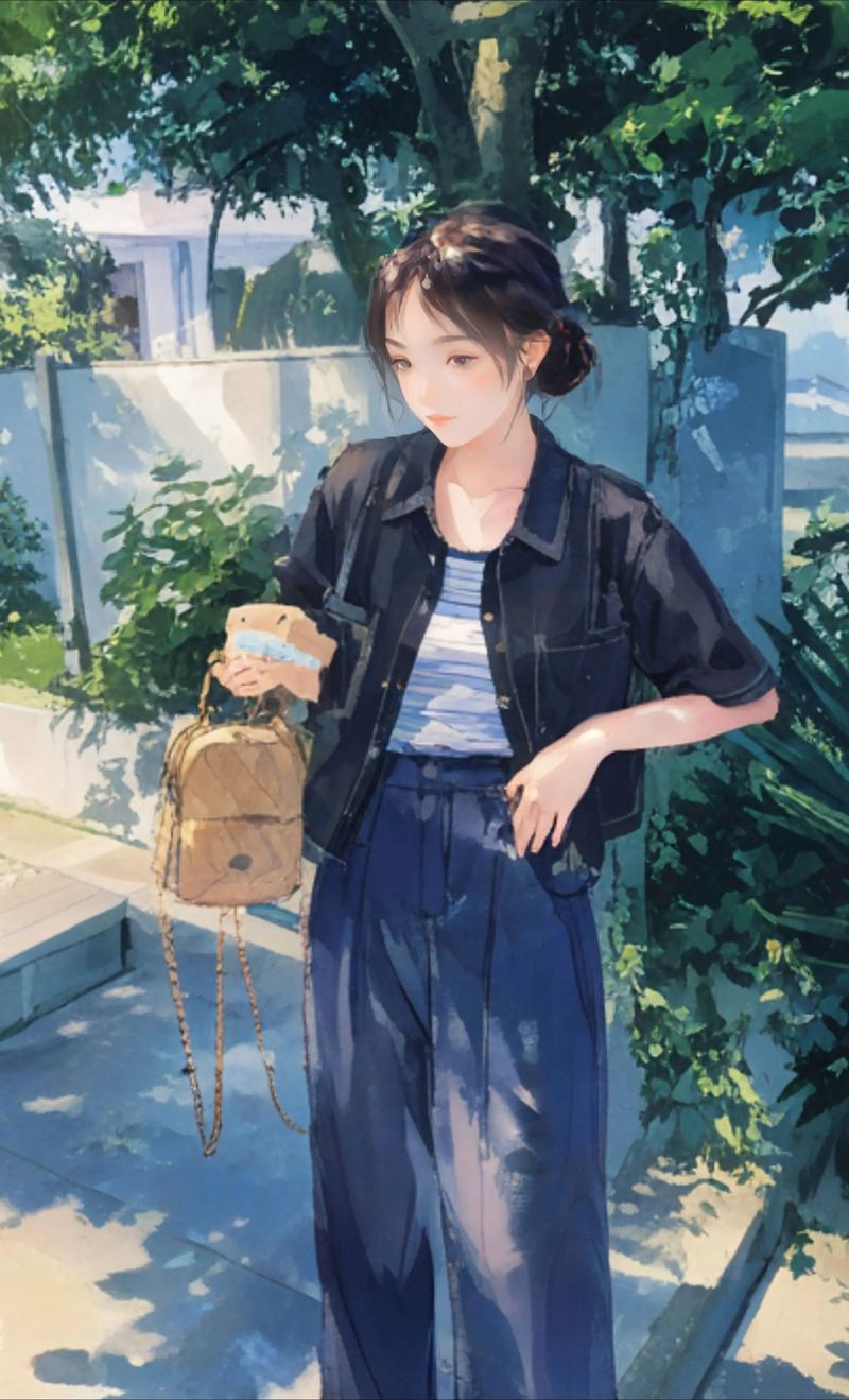 深蓝色长款衣怎么搭配裤子