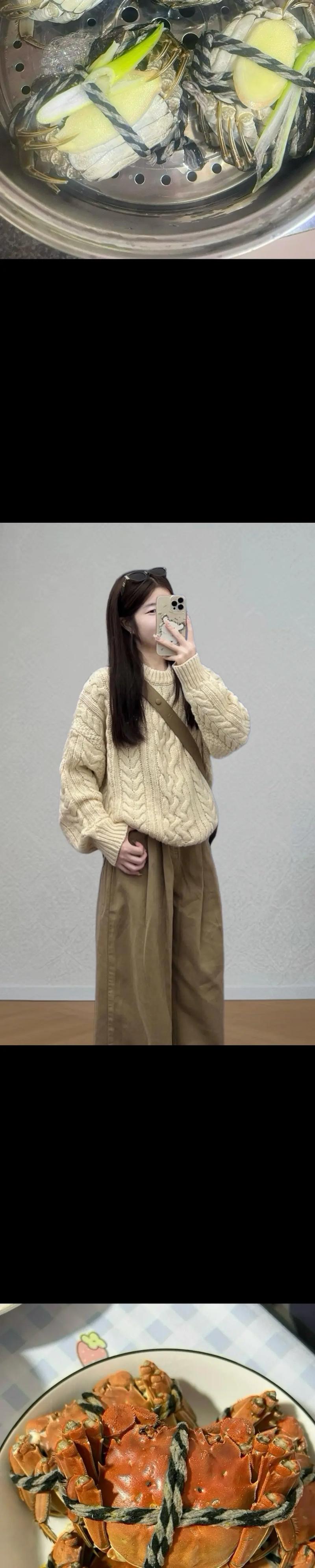 卡其色毛毛衣怎么搭配