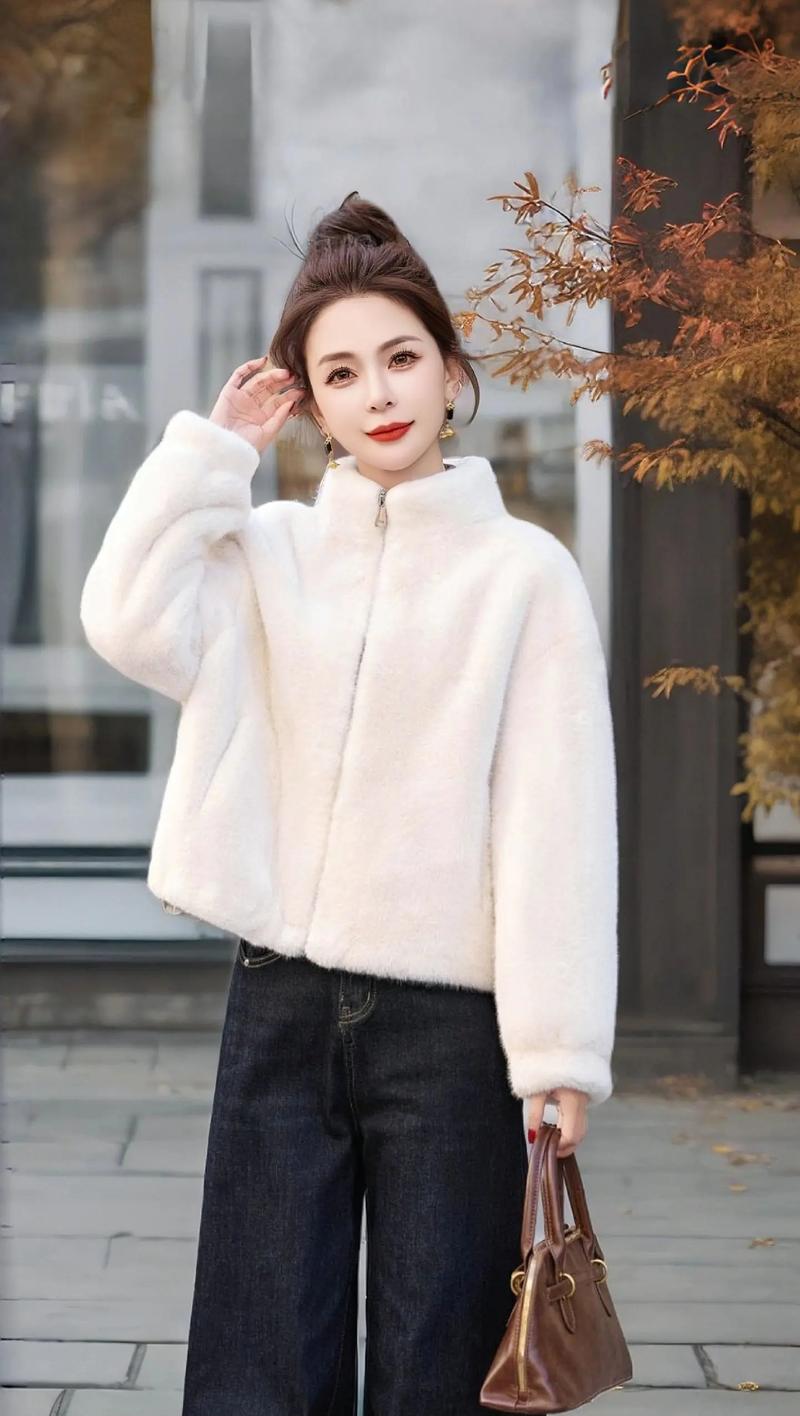 薄款毛绒外套怎么搭配
