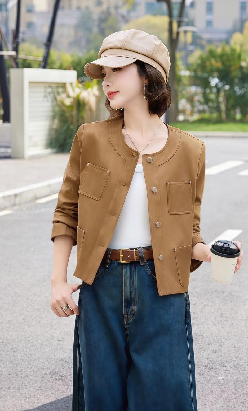 秋天短外套怎么搭配