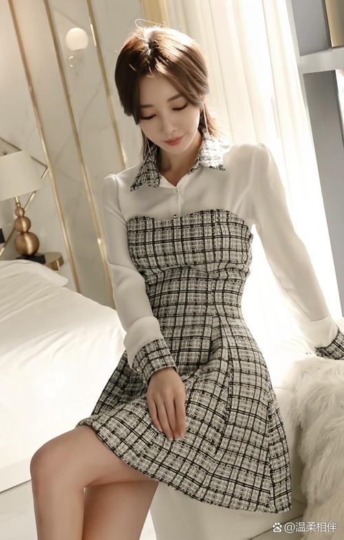 红黑白格子衣服怎么搭配图片大全