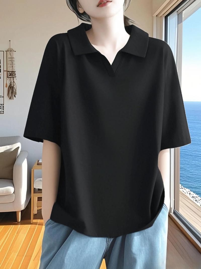 黑色纯棉短袖怎么搭配