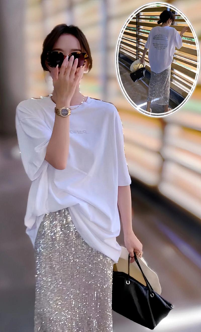 宽袖上衣怎么搭配图