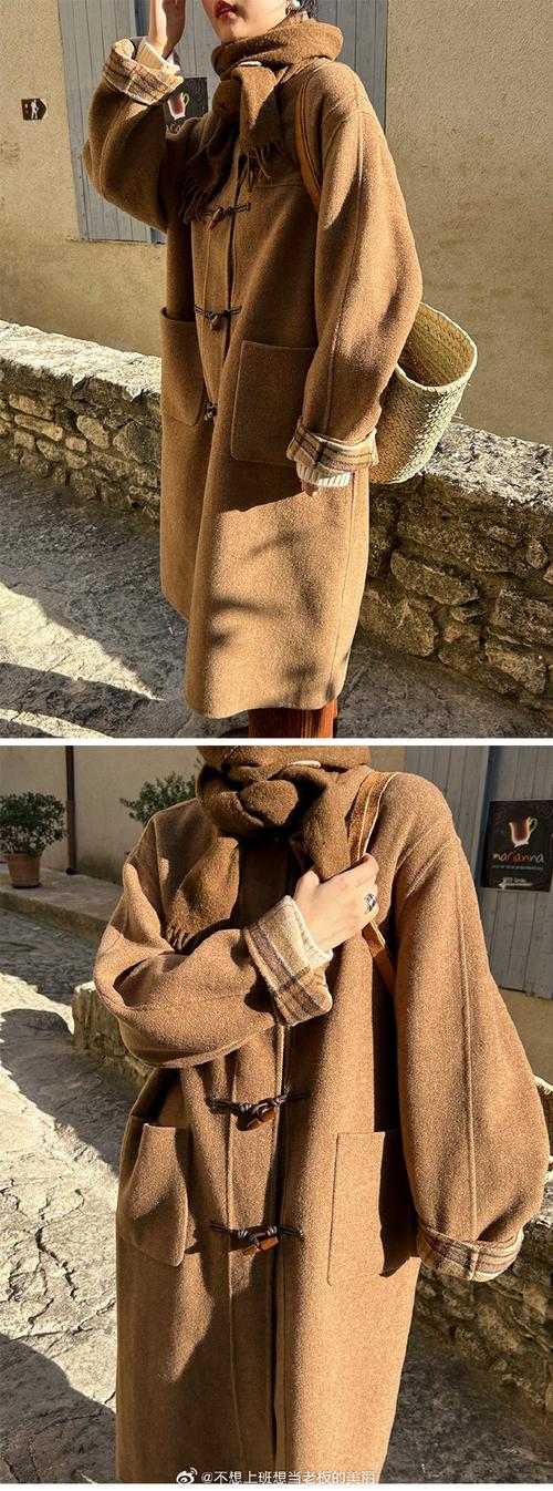 棕色围巾怎么搭配衣服好看吗