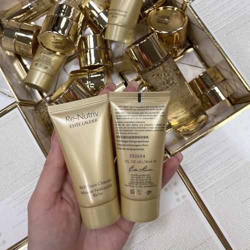 雅诗兰黛洗面奶 白金