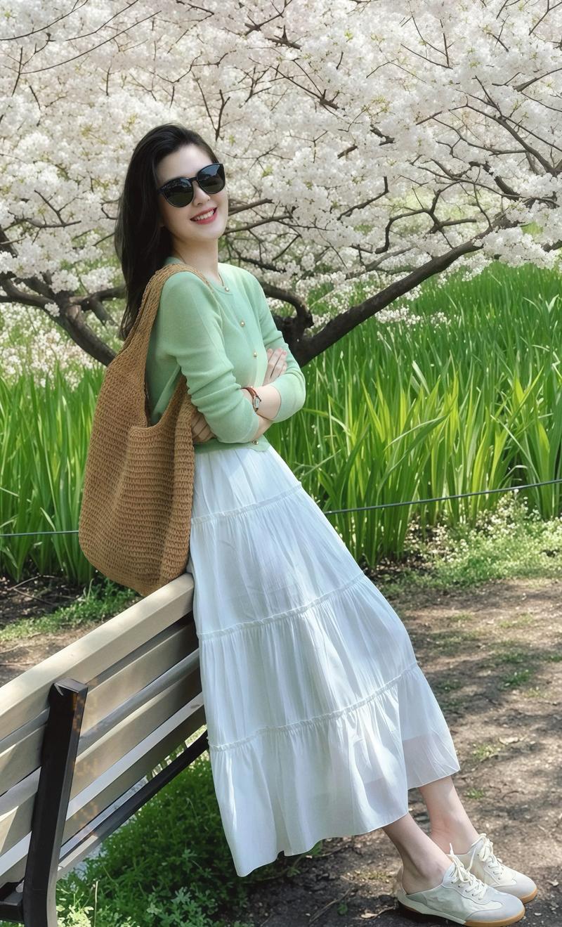 绿色开衫怎么搭配衣服