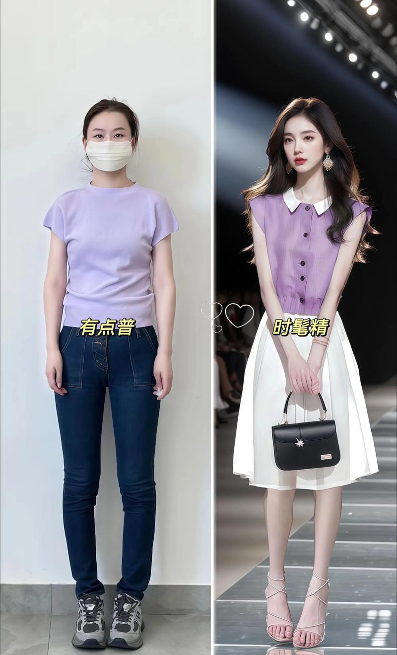 短款小衫怎么搭配