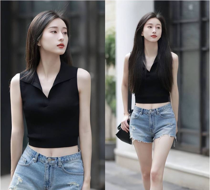 半截背心怎么搭配