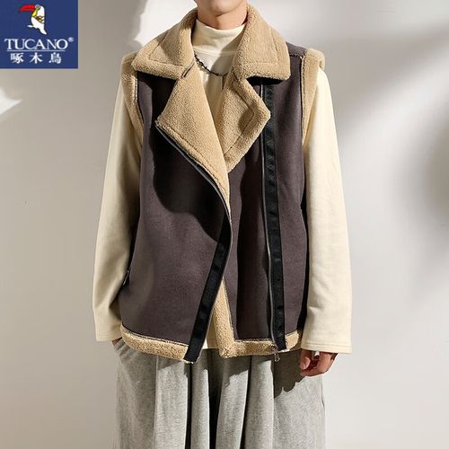 麂皮毛背心怎么搭配