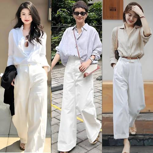 秋冬女士白裤子怎么搭配鞋