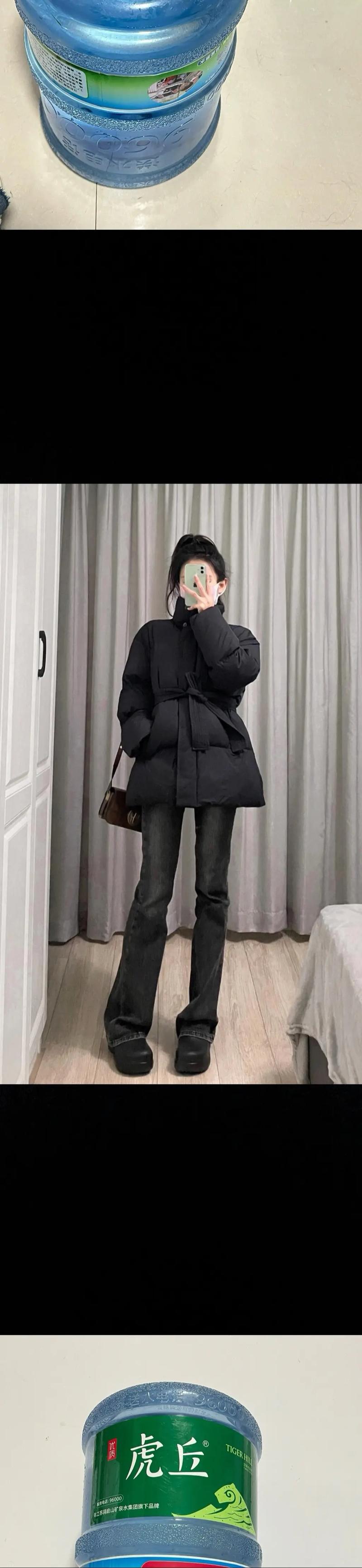 黑色棉衣配什么裤子