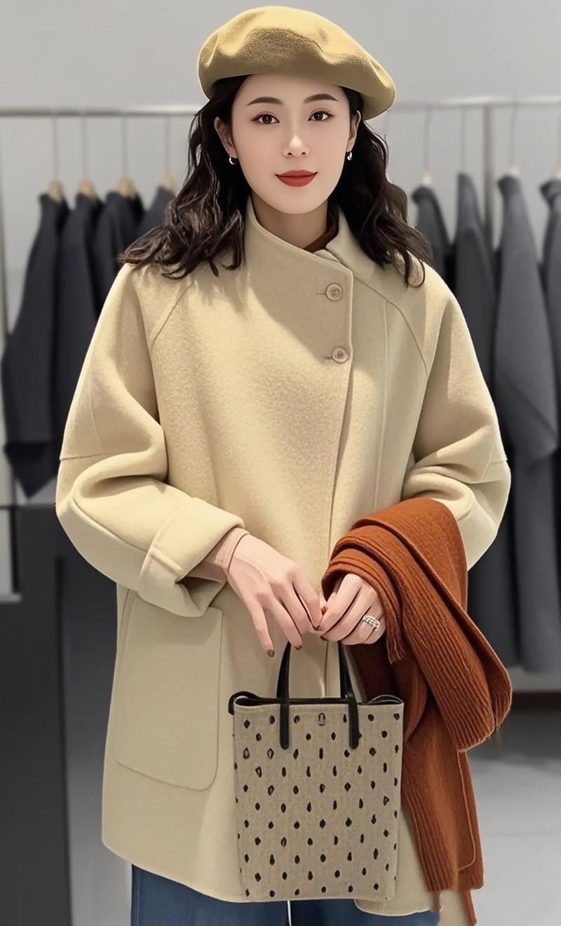 中长款昵大衣怎么搭配