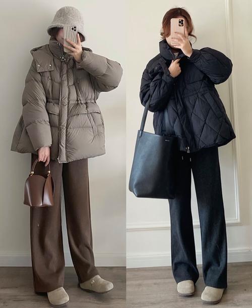 羽绒服怎么搭配好看图片