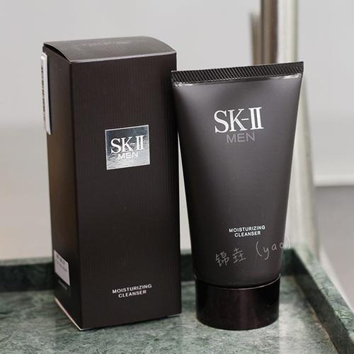 sk2男士洗面奶包装
