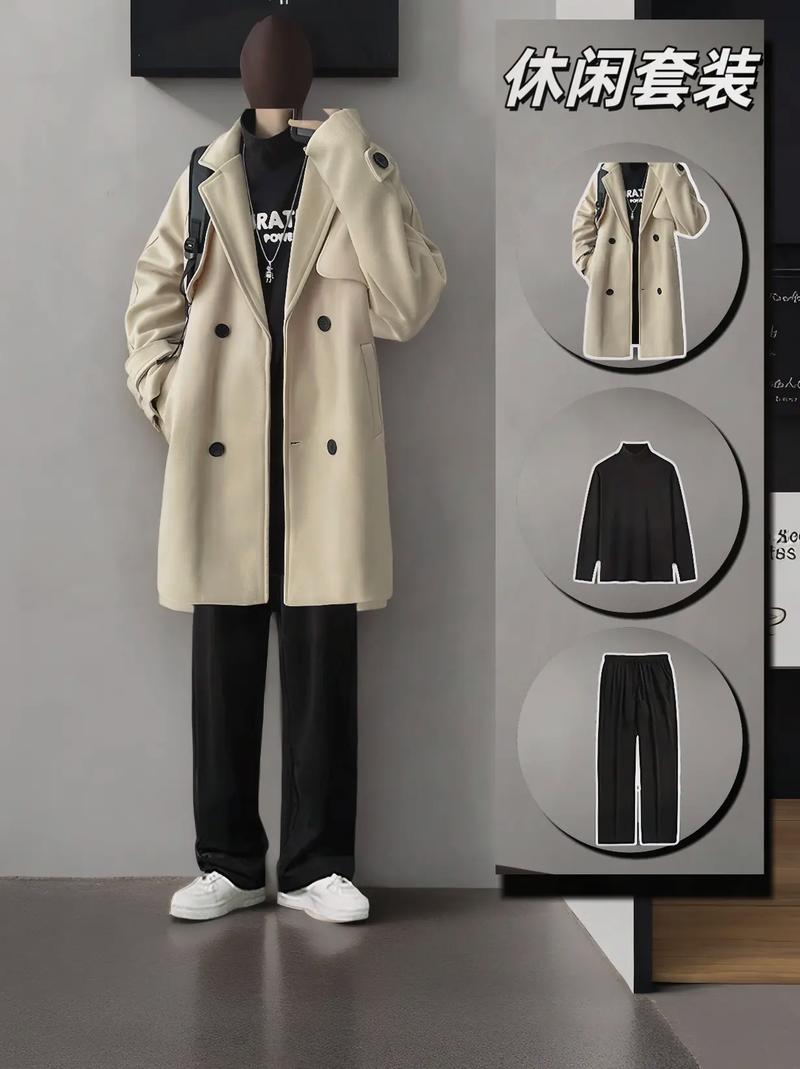 男式风衣怎么搭配