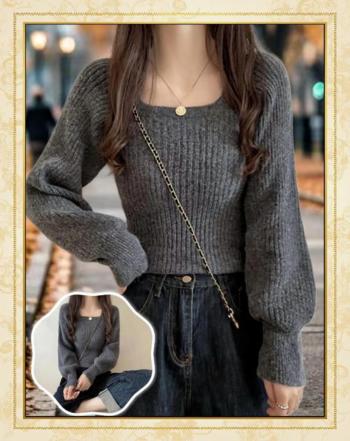 灯笼袖毛衣怎么搭配