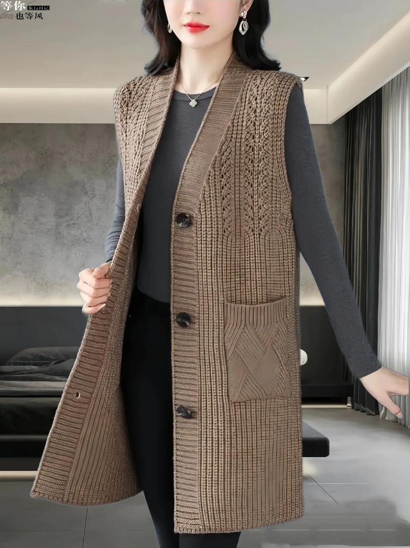 长款马甲怎么搭配好看图片