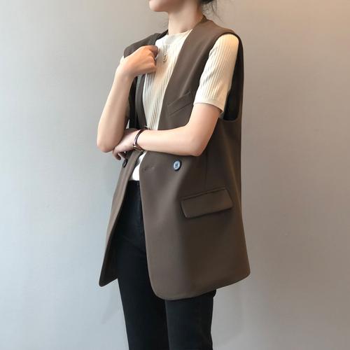 长款马甲怎么搭配好看图片