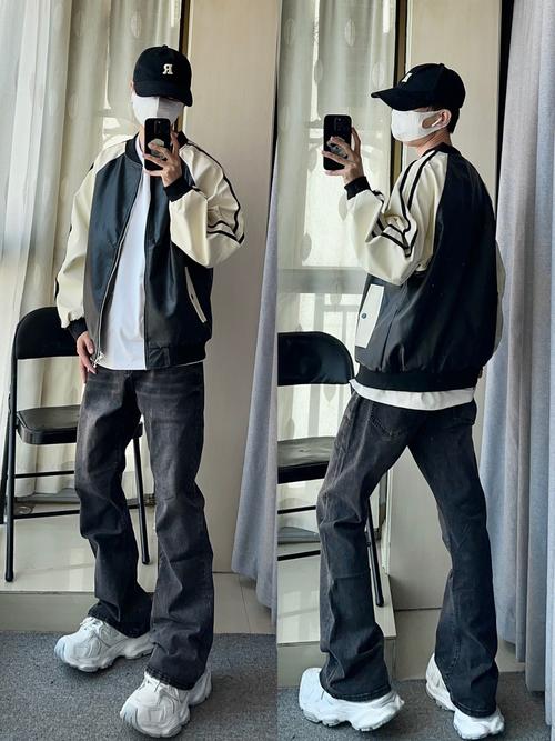 黑棒球服怎么搭配好看