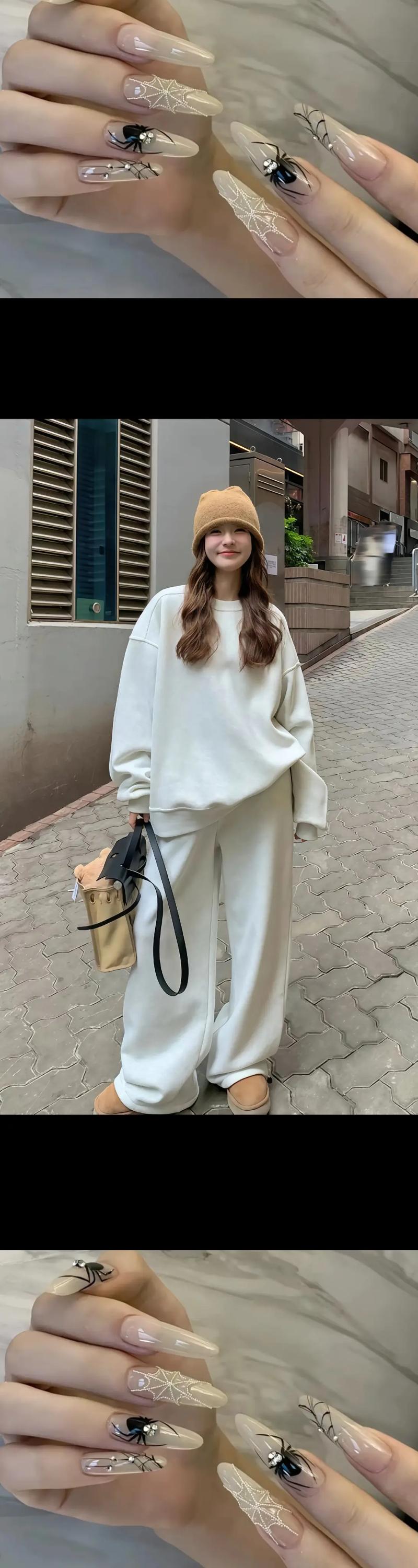 春款韩版宽松卫衣怎么搭配