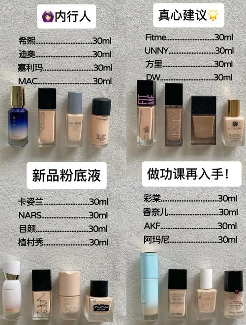 深浅粉底怎么搭配