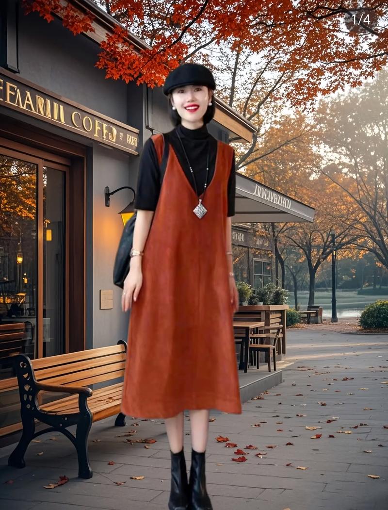 中长款的休闲款怎么搭配图片