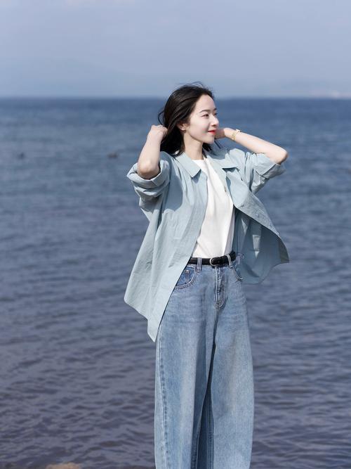 中长雪纺衬衫怎么搭配