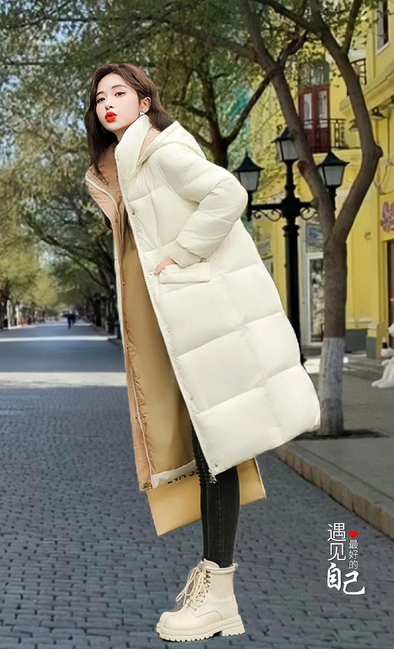 修身长款棉衣怎么搭配